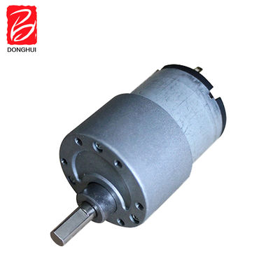 50 RPM 브러시 DC 기어 모터 37mm 탄소 브러시 DC 기어박스 모터 3V - 24V 로봇