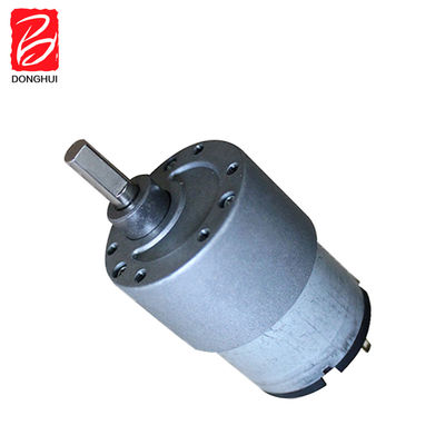 50 RPM 브러시 DC 기어 모터 37mm 탄소 브러시 DC 기어박스 모터 3V - 24V 로봇