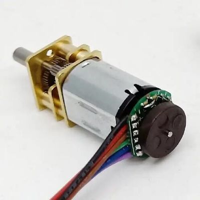 12mm DC 마이크로 기어 모터 펄스 호울 정밀 인코더 소 가속 DC 모터