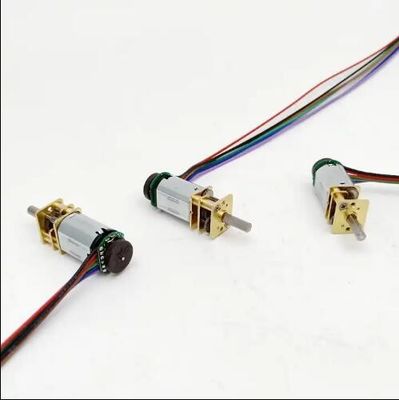 12mm DC 마이크로 기어 모터 펄스 호울 정밀 인코더 소 가속 DC 모터